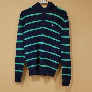 Polo Knit hooded sweater
